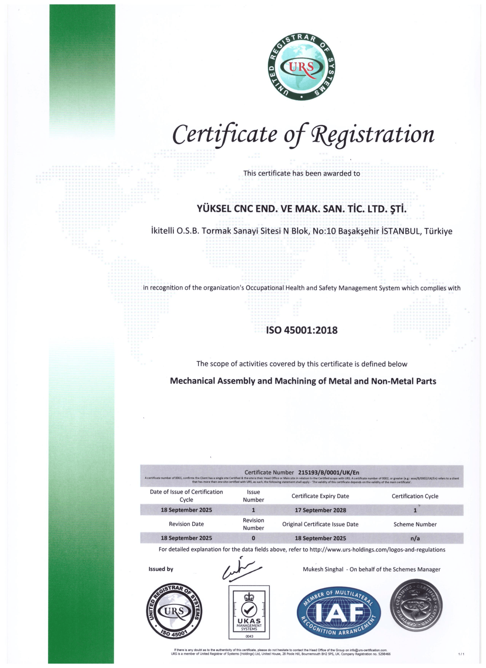 ISO 45001:2018